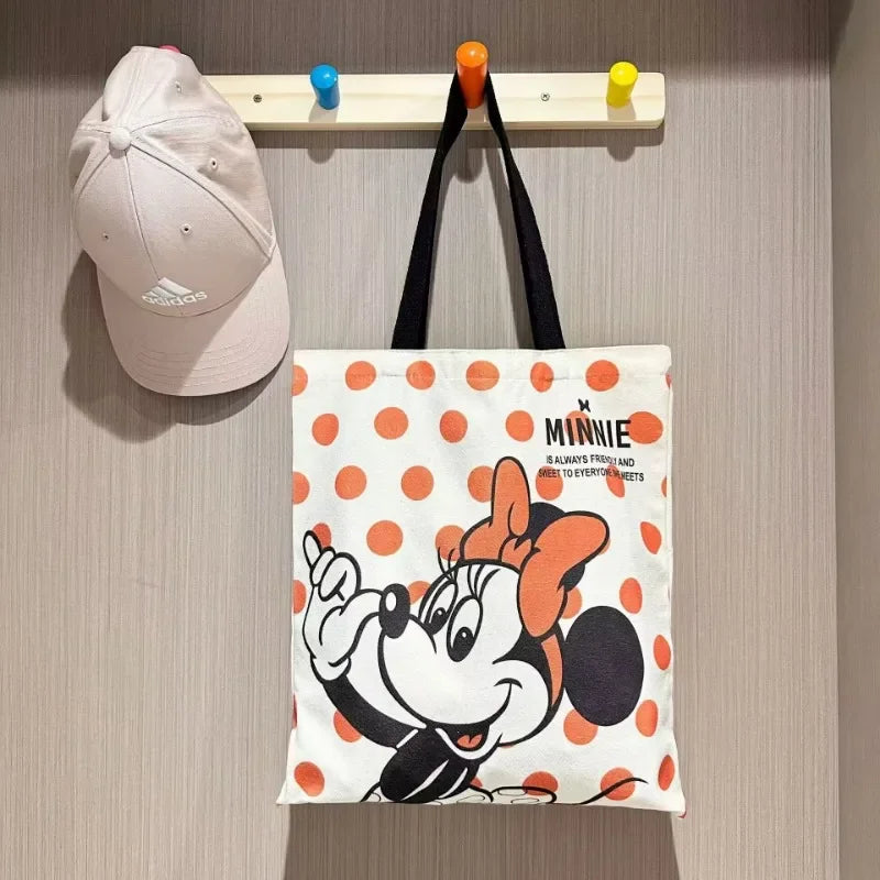 Charming Mickey & Minnie Canvas Bag