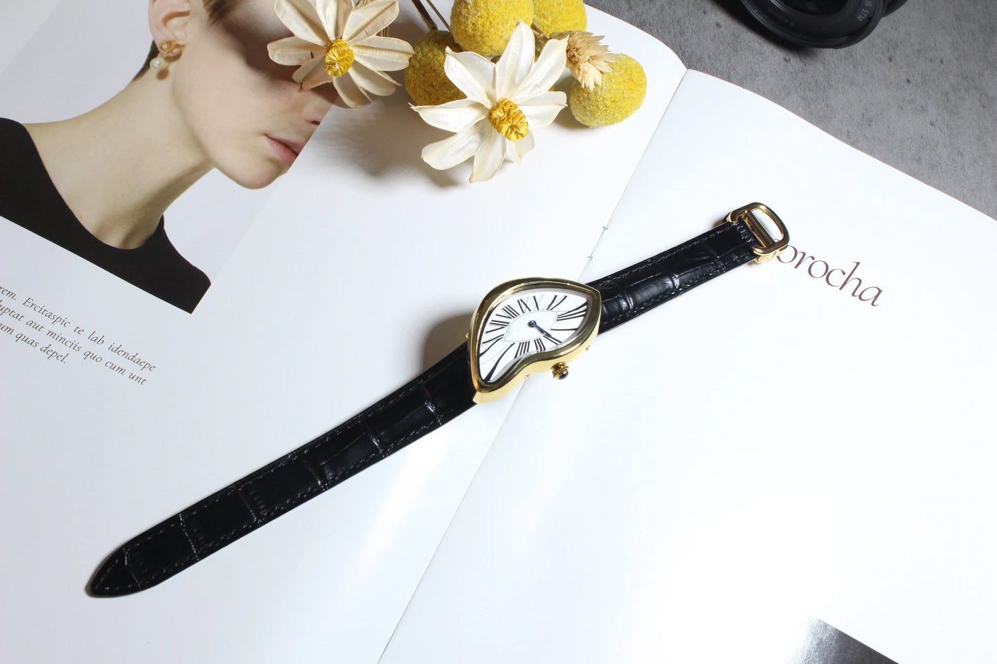 Twist & Melt Leather Watch