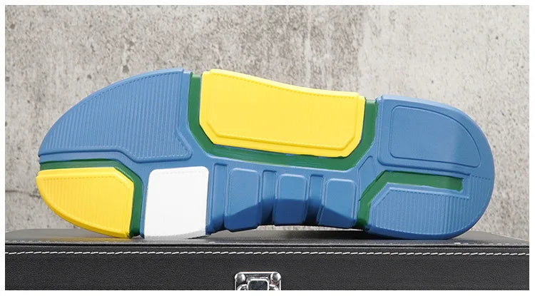 Colorful Knit Slip-On Sneakers