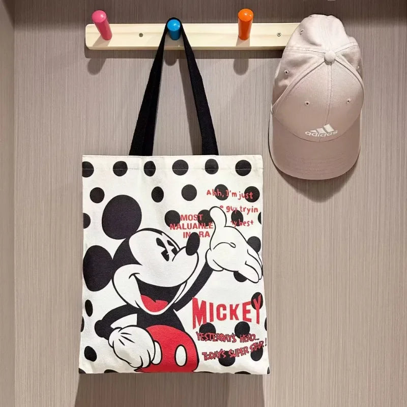 Charming Mickey & Minnie Canvas Bag